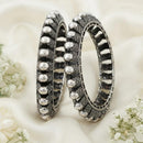 Js Fashion  Elegant Oxidized Handmade Bangle Set for Women
