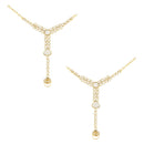 Etnico Wedding Collection Traditional Ethnic Gold Plated Pearl & Kundan Stone Work Bridal Jewellery Set For Women