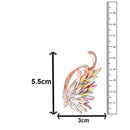 Mahi Elegant Crystal Butterfly-Wing -Shaped Brooch Corsage for Dress Suit Coat with Sparkling Rainbow Crystals for Women (BP1101241Z)