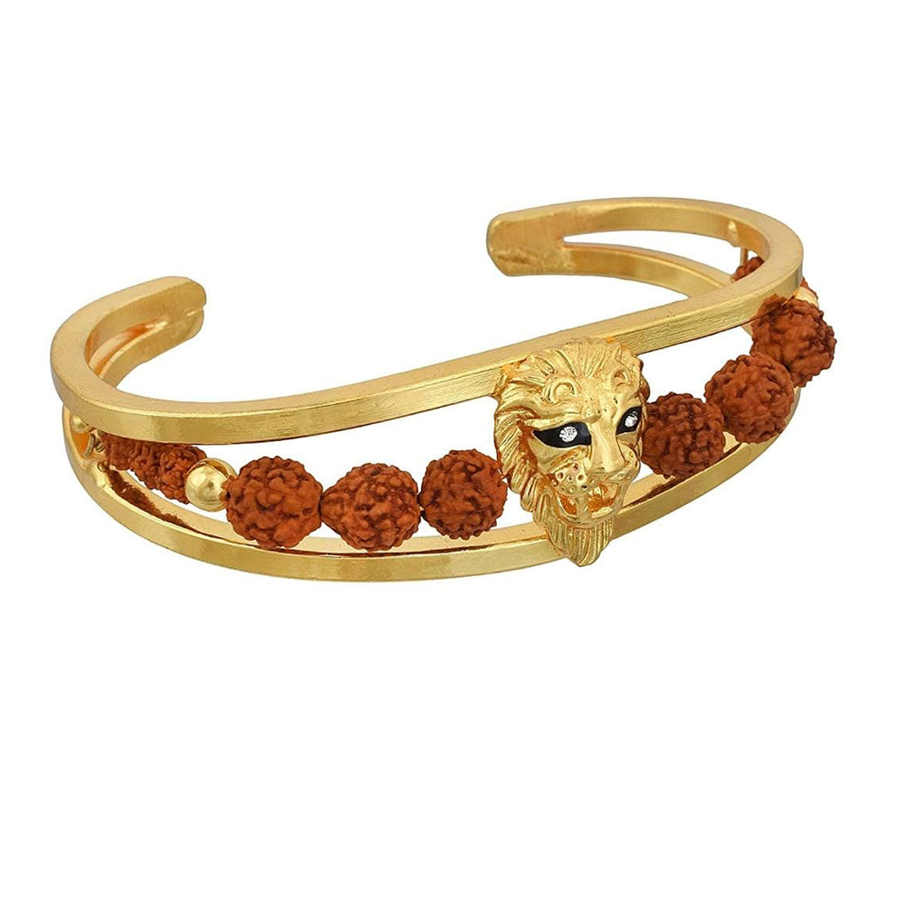 Martina Jewels Gold Plated Rudraksha Bracelet