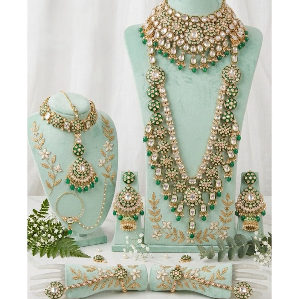 Knigght angel  Gold Plated Timeless Indian Bridal Jewellery