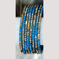 Chitra Bangles Glass Multi Color Bangle Set (12 Piece In One Box)