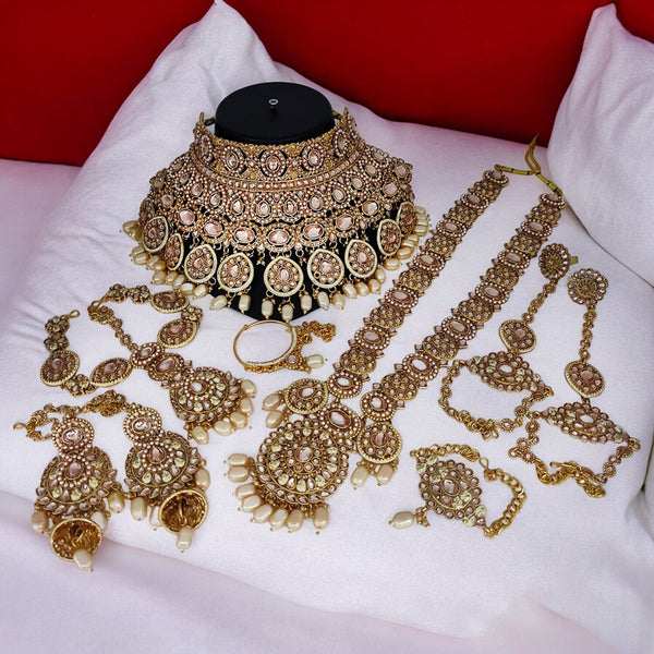 Gehana Mahal Indian Bridal Jewellery Inspired By Tradition White