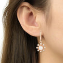 Etnico CZ American Diamond Chain Pendent Jewellery Set for Women