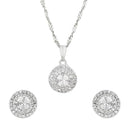 Etnico CZ American Diamond Chain Pendent Set for Women