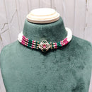 Chiccharm Jewellery Luxury Polki Kundan And Pearl Traditional Choker Necklace Set