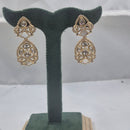 Chiccharm Jewellery Classic Polki Kundan Stone Hanging Earrings