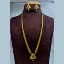Chiccharm Jewellery Brass And Copper Rajwadi Long Necklace Set