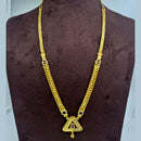 Chiccharm Jewellery Brass And Copper Rajwadi Long Necklace Set