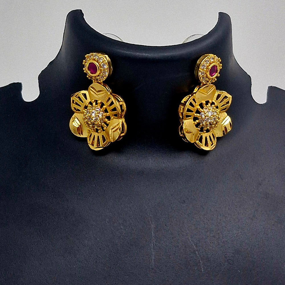 Chiccharm Jewellery Brass And Copper Rajwadi Necklace Set