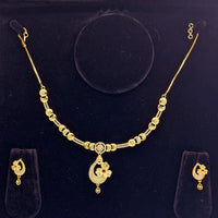 Chiccharm Jewellery Brass And Copper Rajwadi Necklace Set