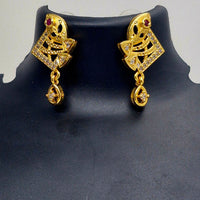 Chiccharm Jewellery Brass And Copper Rajwadi Necklace Set