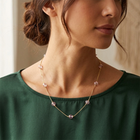 Chiccharm Jewellery Fashion Round Ball Beads Necklace