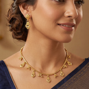 Chiccharm Jewellery Brass And Copper Rajwadi Necklace Set