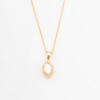 ChicCharm Jewellery Brass Gold Plated Austrian Stone Pendant Set