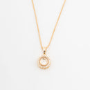 ChicCharm Jewellery Brass Gold Plated Austrian Stone Pendant Set
