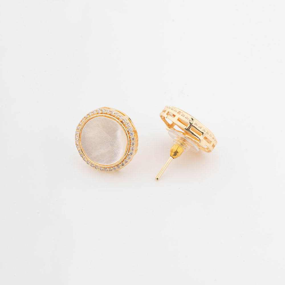 ChicCharm Jewellery Brass Gold Plated Austrian Stone Pendant Set
