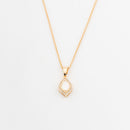 ChicCharm Jewellery Brass Gold Plated Austrian Stone Pendant Set