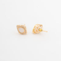 ChicCharm Jewellery Brass Gold Plated Austrian Stone Pendant Set