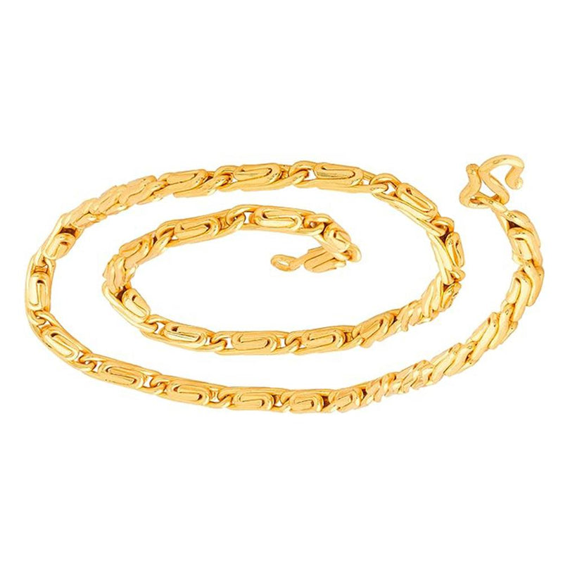 Mahi Exclusive Gold Plated Long Chain for Men and Boys (CN1100232G)