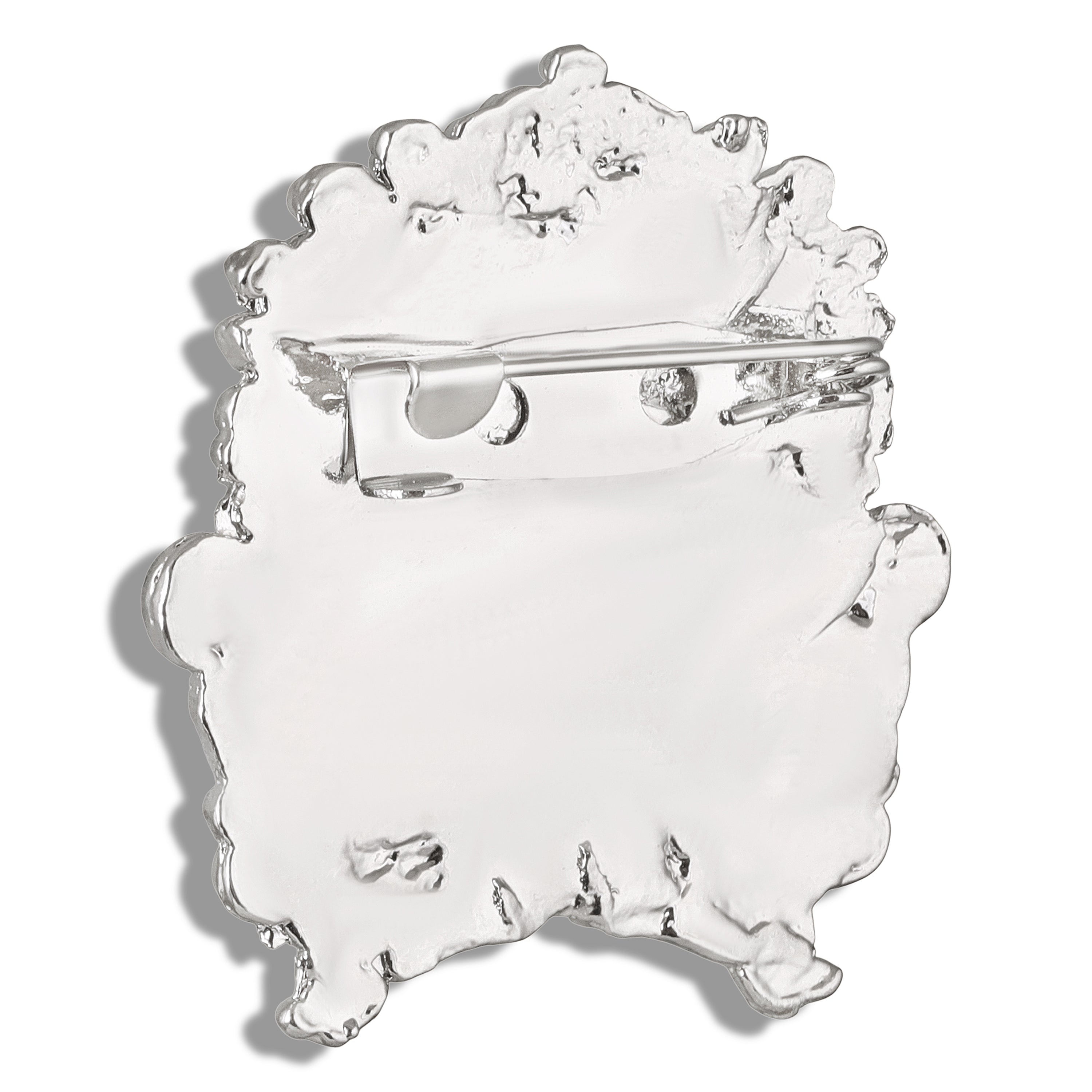 Mahi Combo of 2 Royal Crest Lion-Head-Shaped Vintage Crown Emblem Green & Maroon Enamel Designer Lapel Pin Brooch Pin for Men (CO1105866R)