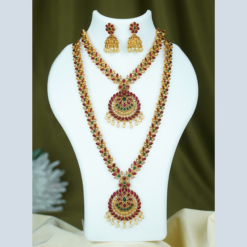 Diksha Collection Gold Plated Combo Set