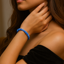 Urthn Blue Glass Beads Bracelet