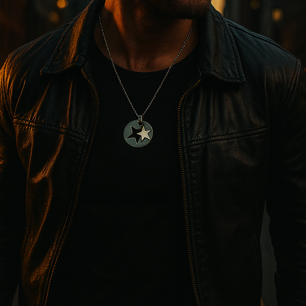 Urthn Star Chain Pendant For Men