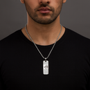 Urthn Silver Plated Jai Shree Ram Chain Pendant - 1404606 (Pack Of 6)