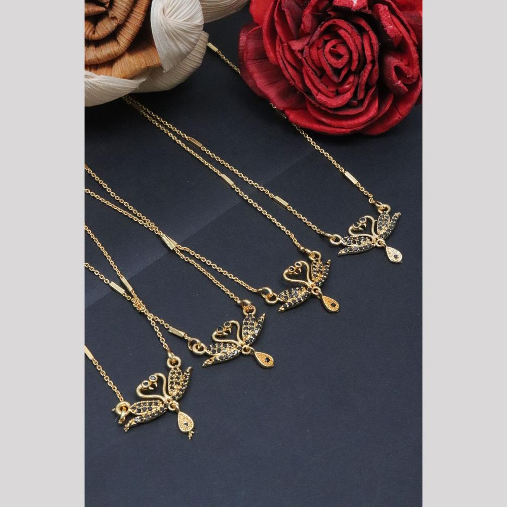 HR Sales Premium Quality Couple Swans Chain Pendant