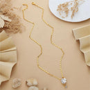 HR Sales Premium Micro Gold Plated Sparkling Austrain Stone Chain
