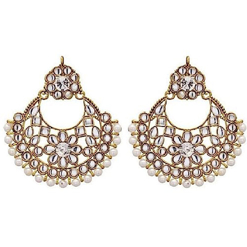 Subhag Alankar White Alloy Jewel Set with Maangtikka