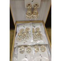 Dhwani Classic Kundan Stone Pearl And Beads Heritage Jhumki Earrings