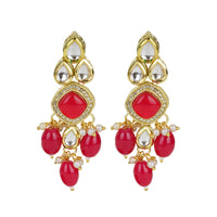 Exotica Collection Ethnic Polki Kundan AD Necklace Set