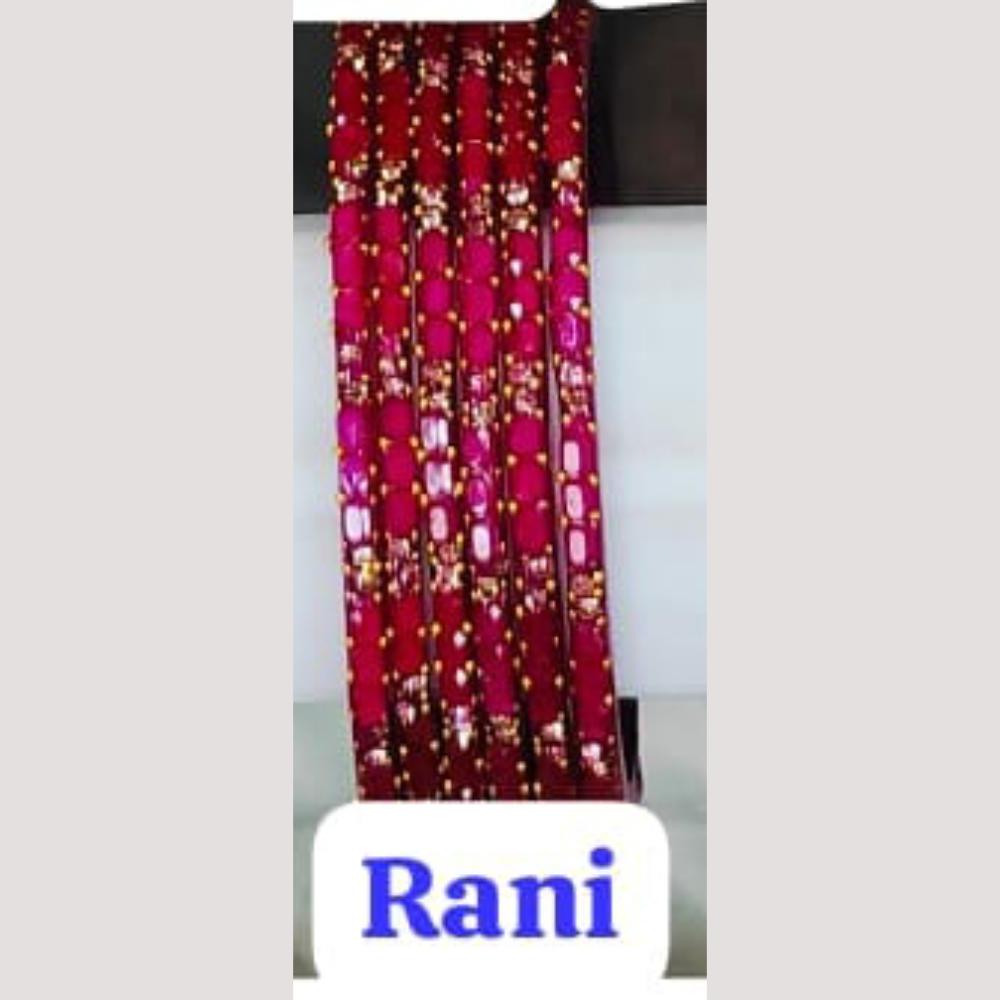 Chitra Bangles Glass Multi Color Bangle Set (12 Piece In One Box)