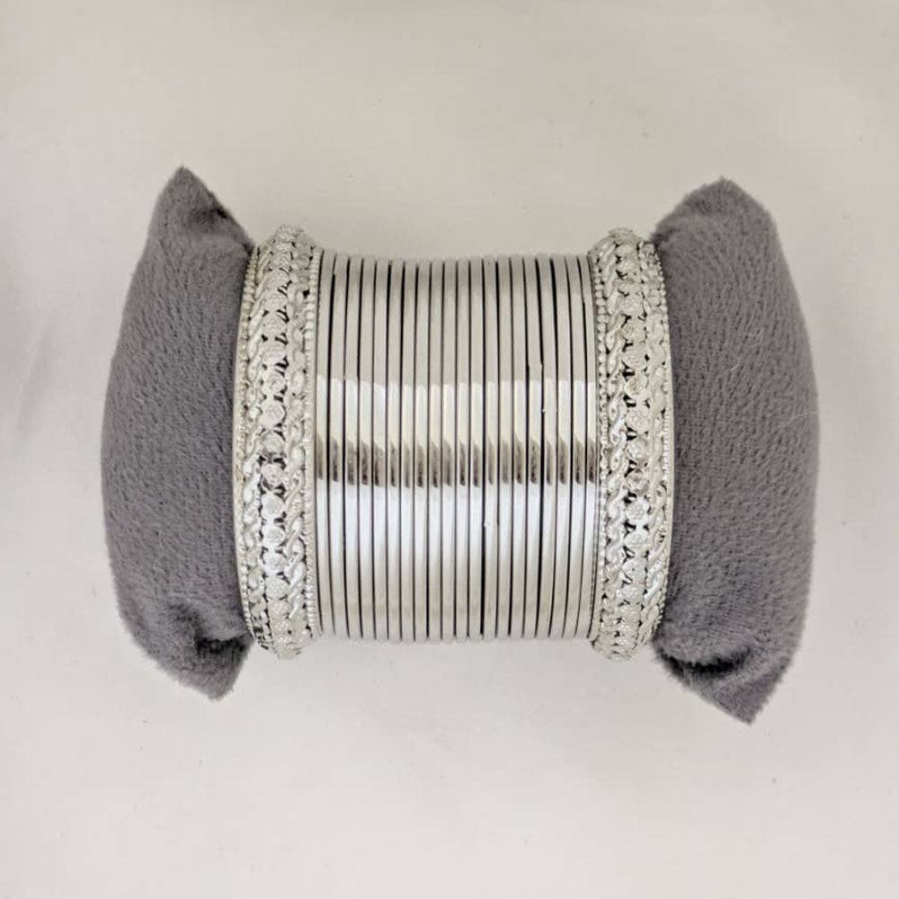 Shree Asha Bangles Silver Plated Bangles Set