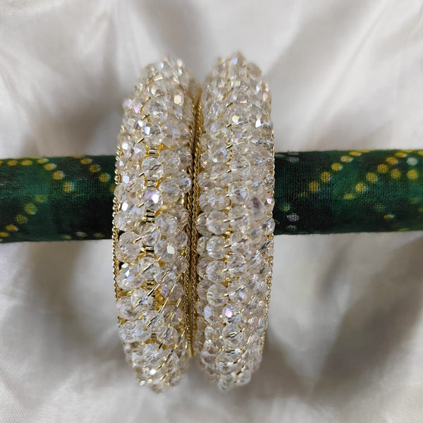 Shree Asha Bangles Gold Plated Beads Bangles Set