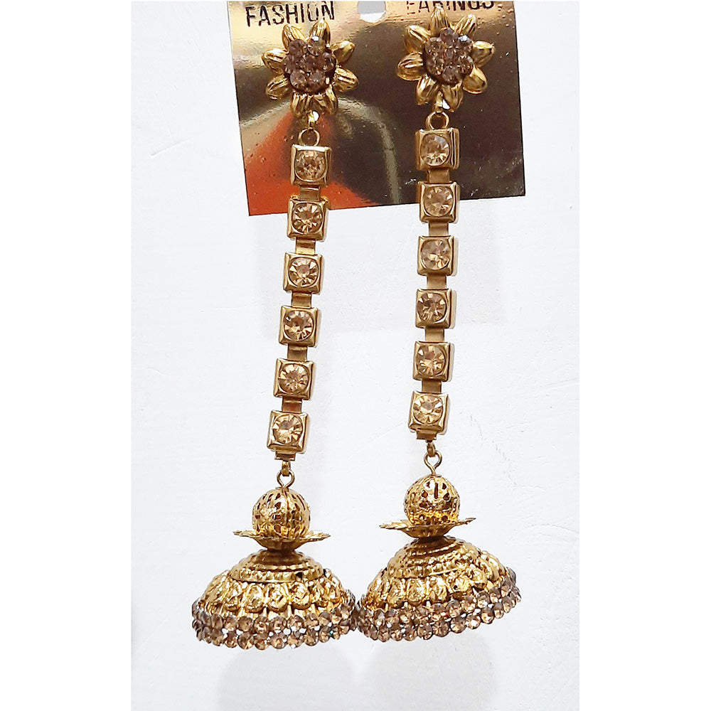 Martina Jewels Austrian Stone Jhumki Earrings