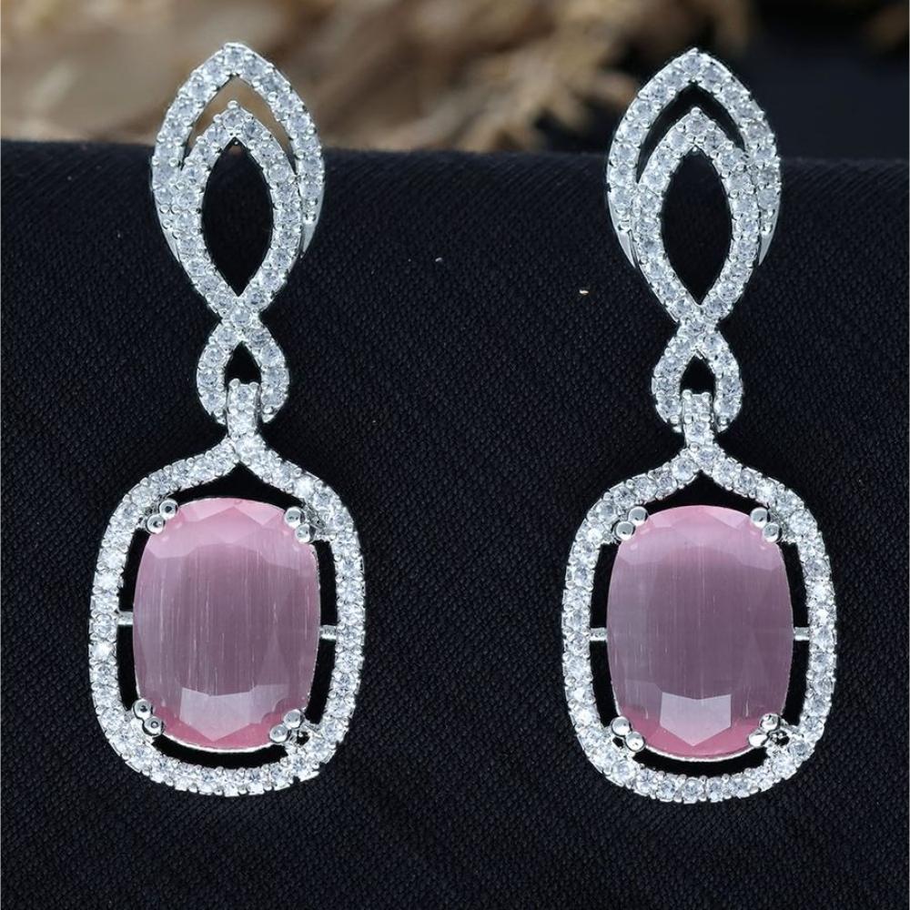 HR Sales Premium Quality American Diamond Dangler Earrings