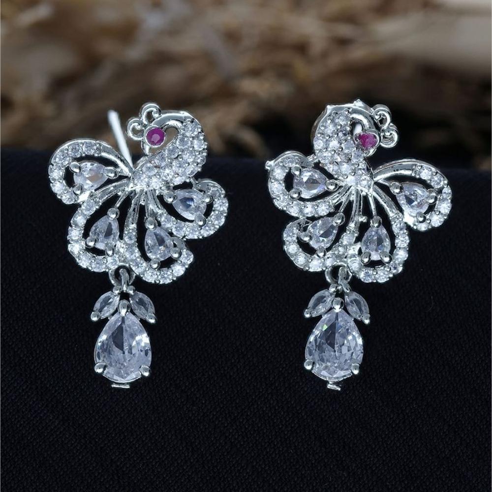 HR Sales Premium Quality American Diamond Dangler Earrings
