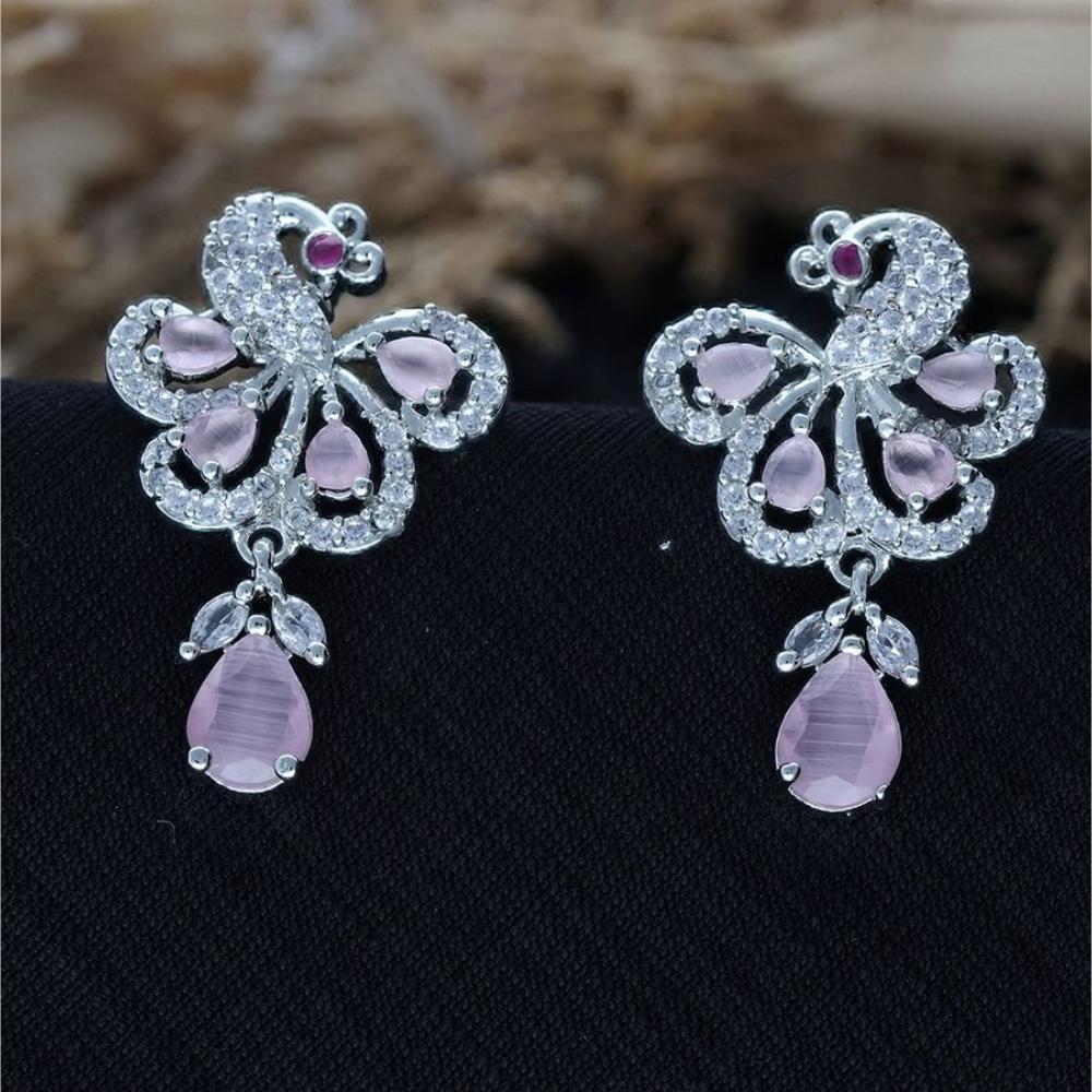 HR Sales Premium Quality American Diamond Dangler Earrings