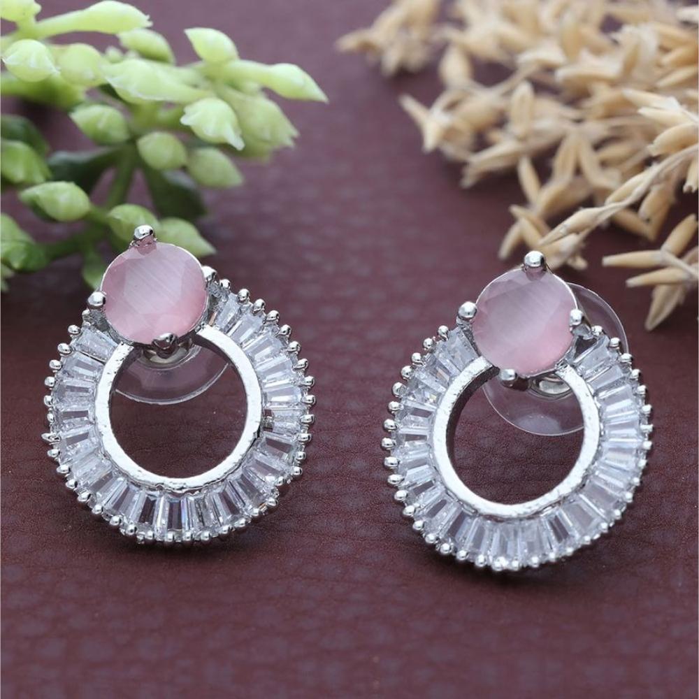 HR Sales Premium Quality American Diamond Stud Earrings