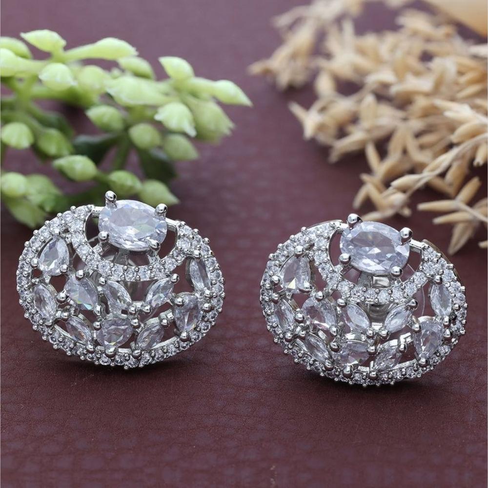 HR Sales Premium Quality American Diamond Stud Earrings