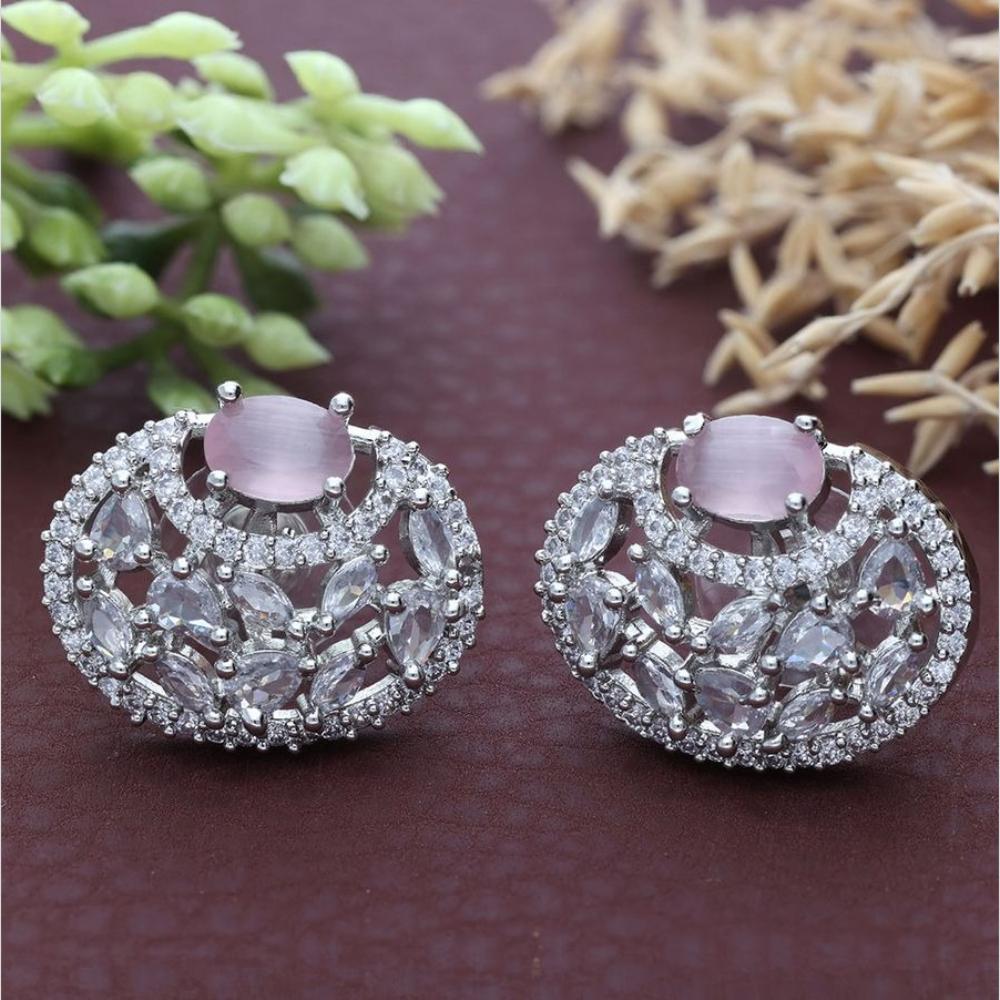 HR Sales Premium Quality American Diamond Stud Earrings