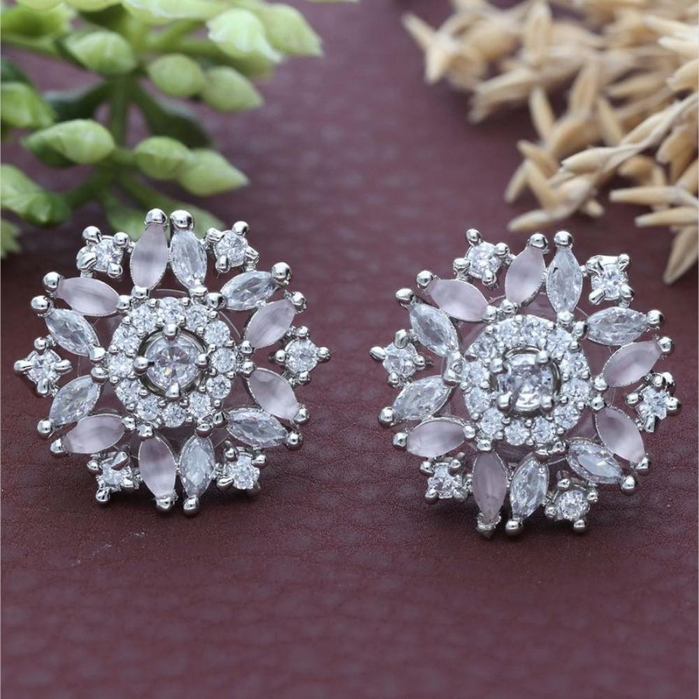 HR Sales Premium Quality American Diamond Stud Earrings