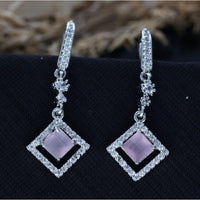 HR Sales Premium Quality American Diamond Dangler Earrings