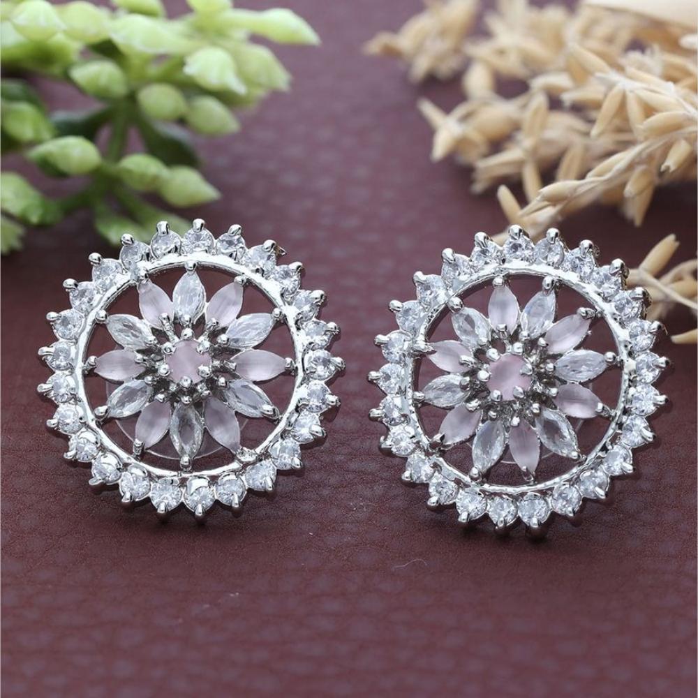 HR Sales Premium Quality American Diamond Stud Earrings