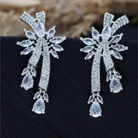 HR Sales Premium Quality American Diamond Dangler Earrings