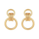 Etnico Latest Stylish Gold Plated Geometric Chunky Dangler Earrings For Women (E3195FL) (Style5)