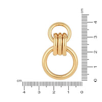 Etnico Latest Stylish Gold Plated Geometric Chunky Dangler Earrings For Women (E3195FL) (Style5)
